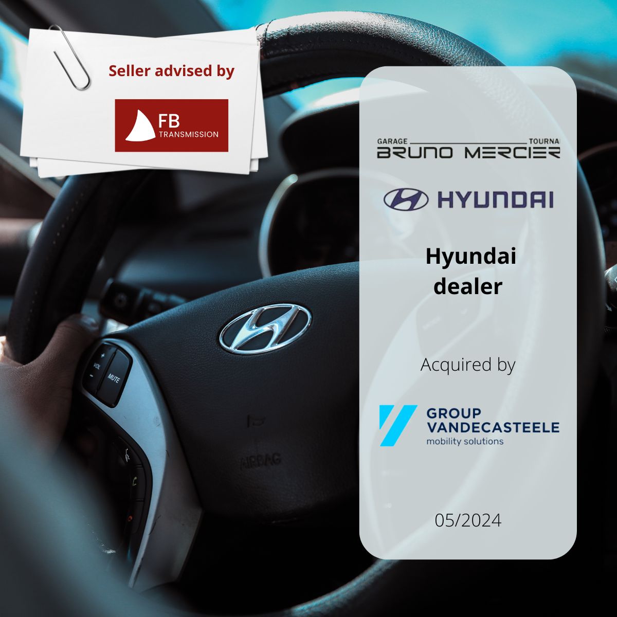 Done deal – Garage Bruno Mercier – Hyundai dealer